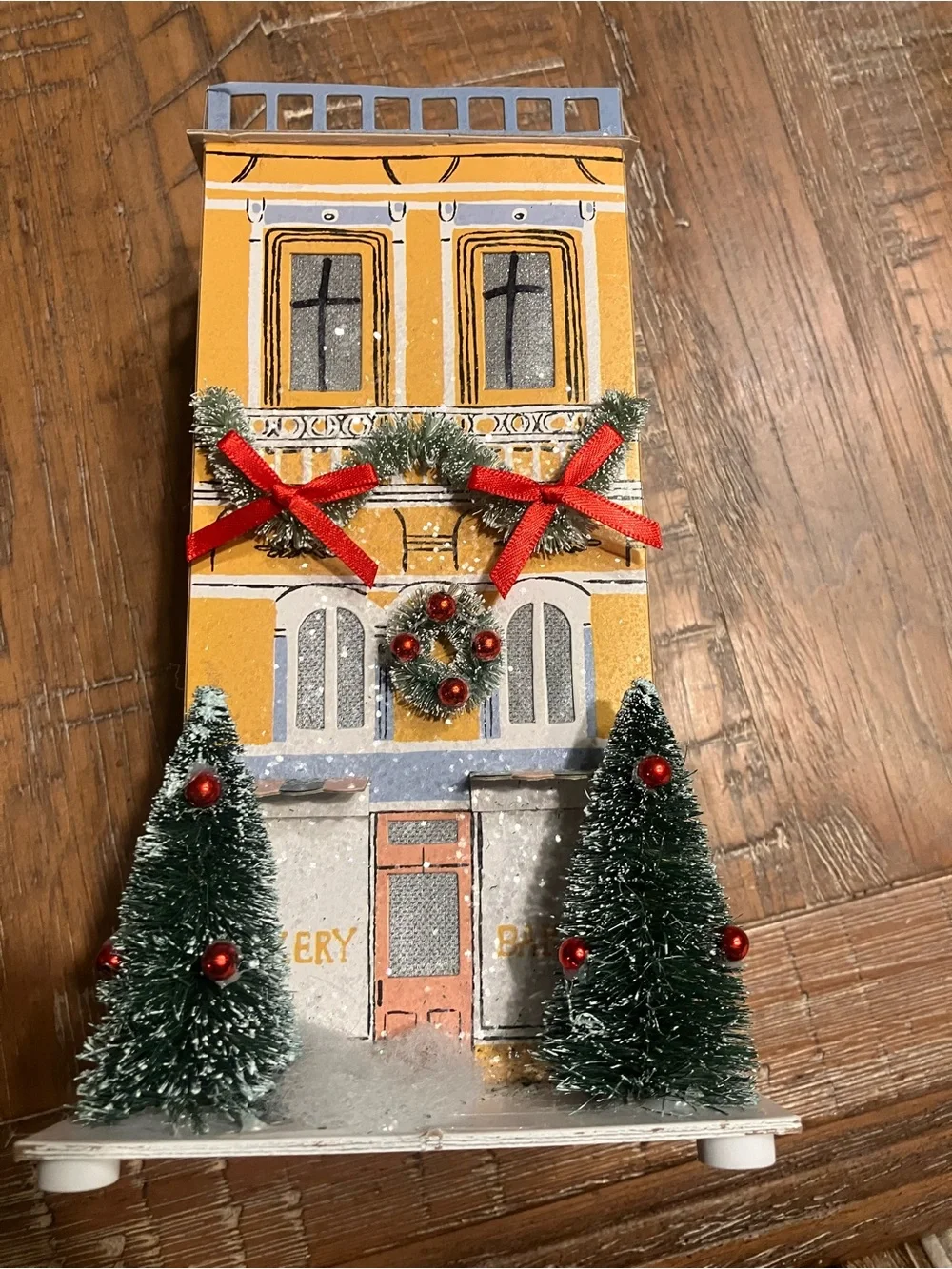 Anthropologie George Viv Bakery cardboard House